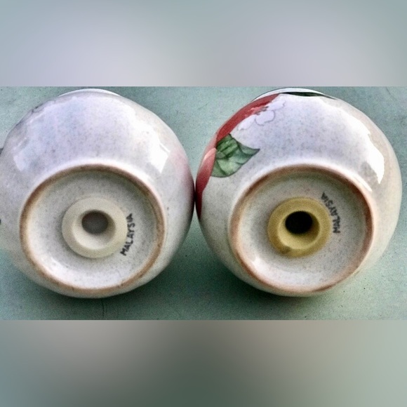 Vintage Discontinued MIKASA Country Classics FRUIT PANORAMA Salt Pepper Shakers - Picture 9 of 9